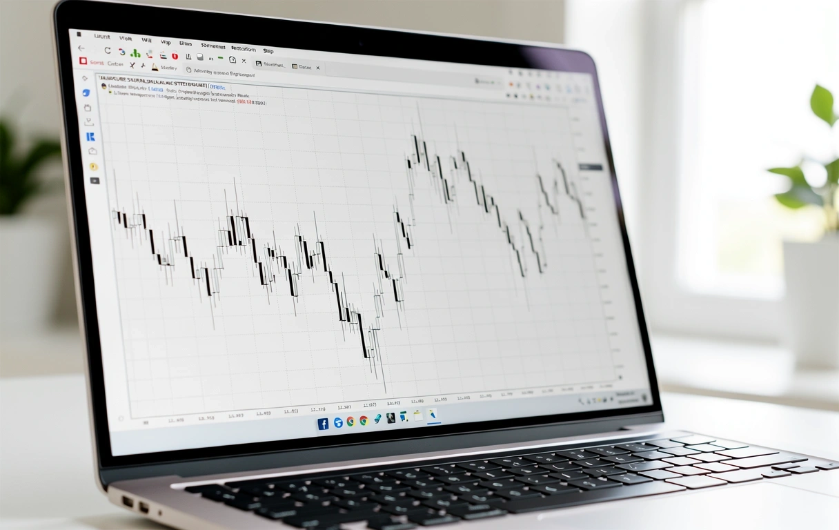 Interface de análise TradingView